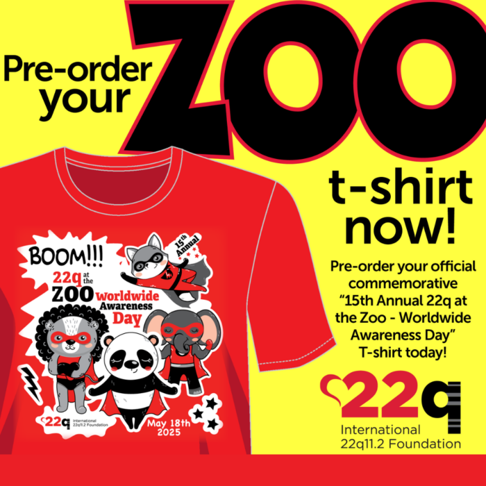 The 2025 Official  "22q at the Zoo - Worldwide Awareness" T-Shirt